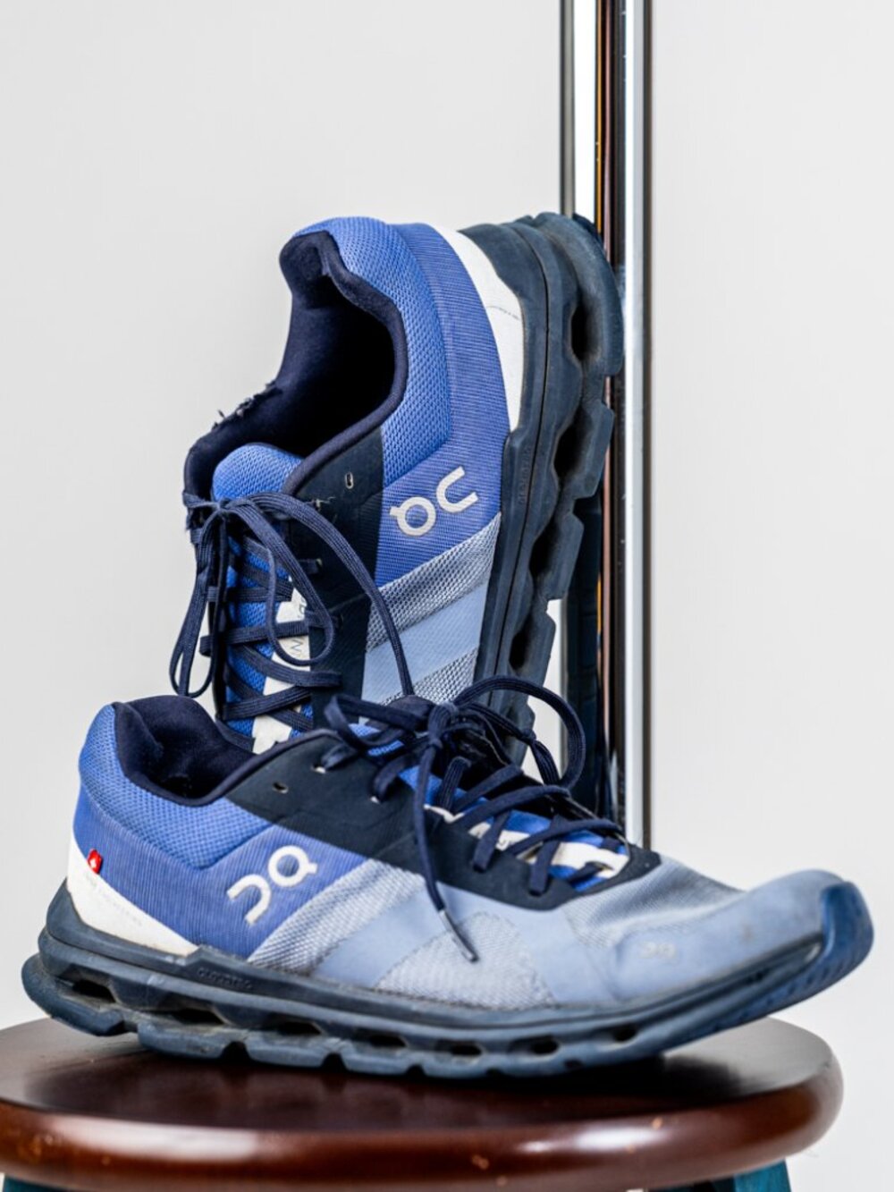 On - Men's Cloudrunner Running Shoes (Shale|Cobalt) Size US 9.5